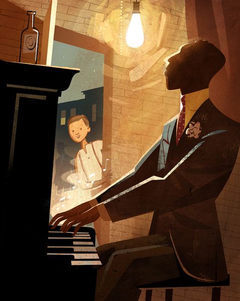 Lindgren & Smith | Jamey Christoph is represented by Lindgren Smith Illustration Piano Illustration, Jazz Artwork, Arte Jazz, Illustration Kunst, Music Illustration, Jazz Art, Jazz Piano, Jazz Club, Hur Man Målar