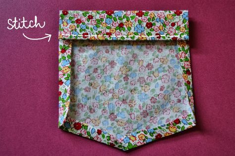 I love pockets for their practicality and the detail they add to any simple design. I thought it would be nice to add an optional pocket template for the Camí… Fabric Stash Buster, Pocket Template, Quilt Shirt, Kids Clothes Diy, Sewing Tricks, Dress Shirt Dress, Sewing Templates, Sewing Tops, Pillowcase Dress