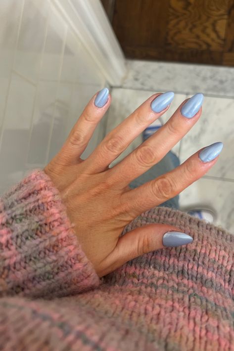 Blue Shimmer Winter Nails Icy Manicure Inspo Inspiration Gel GelX Unicorn Chrome Icy Blue Nails, Hoco Nails, Nail Shimmer, Soft Glam Makeup, Shine Nails, Icy Blue, Chic Nails, Glam Makeup, Blue Nails