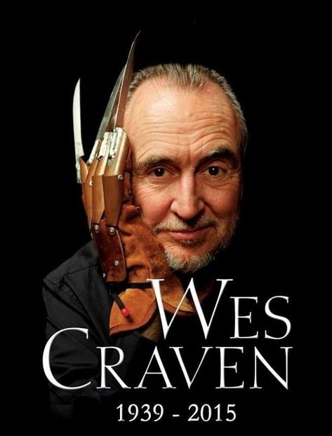 The Master of Horror Film Writer, Scream Mask, Robert Englund, Wes Craven, Slasher Film, Movie Directors, Film Genres, Slasher Movies, Scream Movie