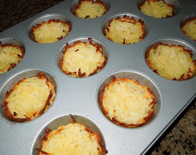 Melissa's Southern Style Kitchen: Nested Potato Skins [Potato Skin Nests] Brunch Buffet Ideas, Southern Style Kitchen, Buffet Ideas, Potato Skin, Muffin Tin Recipes, Brunch Buffet, Pan Recipes, What's For Breakfast, Potato Skins