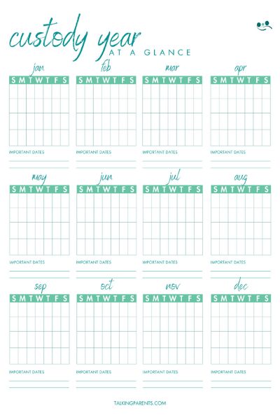 Custody Documentation Binder, Co Parenting Schedule Calendar, Shared Custody Schedule, 50/50 Custody Schedule, Child Custody Documentation Free, Parenting Plan Custody Template, Custody Binder For Court, Custody Documentation, Child Custody Documentation