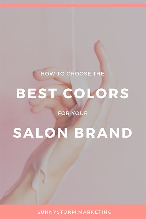 How to pick the best colors ever for your salon brand Salon Color Schemes, Unisex Hair Salon, Beauty Salon Marketing, Nail Salon Interior, Spa Colors, Hair Salon Interior, Color For Nails, Salon Logo Design, Nail Salon Decor