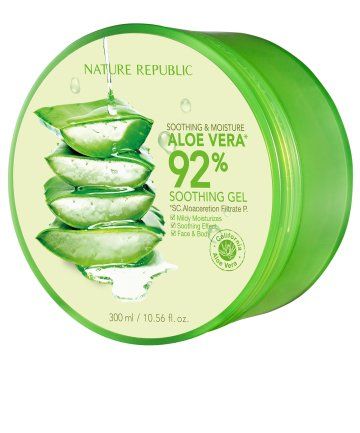 Aloe Vera Hacks, Nature Republic Aloe Vera, Aloe Vera Moisturizer, Aloe Vera Cream, Natural Eye Cream, Aloe Vera Skin Care, Best Acne Products, Soothing Gel, Healthier Skin