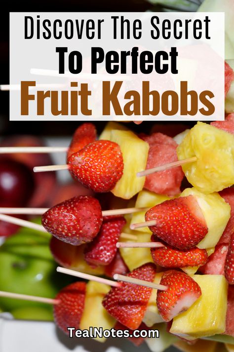 Hawaiian Fruit Kabobs, Rainbow Fruit Kabobs Skewers, Cute Fruit Appetizers, How To Make Fruit Kabobs Skewers, Best Fruit Platter Ideas, Party Fruit Kabobs, Serving Fruit At Party, Fruit Kabobs For Party Skewers Simple, Fruit On Toothpicks