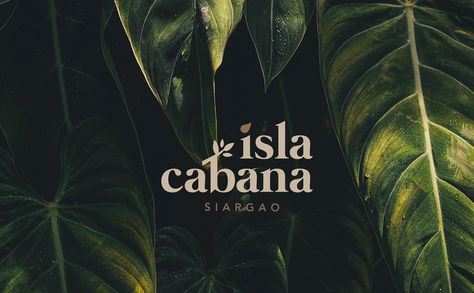 Isla Cabana // Branding on Behance Resort Branding Design, Resort Names Ideas, Tropical Branding Design, Resort Graphic Design, Spa Branding Design, Resort Brand Identity, Island Branding, Cabana Restaurant, Hotel Brand Identity