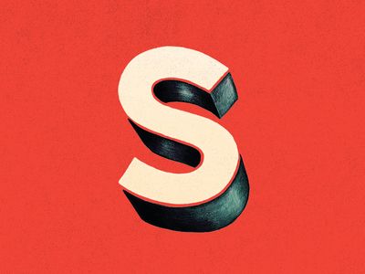 S Inspiration Typographie, The Letter S, Alfabet Letters, Hand Drawn Type, Typography Love, Alphabet Soup, Typography Graphic, Types Of Lettering, Typography Letters