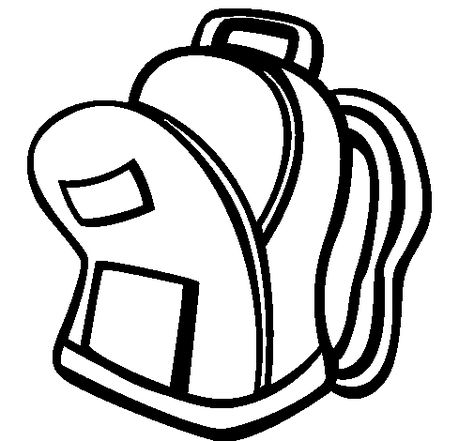 School bag II coloring page to color, print or download. Color online with this game to color School coloring pages  and you will be able to share and to create your own gallery online. Backpack Drawing, Kindergarten Worksheets Free Printables, School Coloring Pages, Summer Coloring Pages, Free Coloring Sheets, Drawing Bag, Preschool Ideas, Color Activities, Free Clip Art