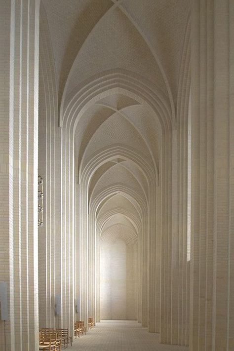 Gruntvig’s Kirke, Copenhagen, Architecture Cool, Gothic Architecture, The Ceiling, Copenhagen Denmark, Architectural Inspiration, Beautiful Architecture, Beautiful Buildings, Amazing Architecture, Scandinavia