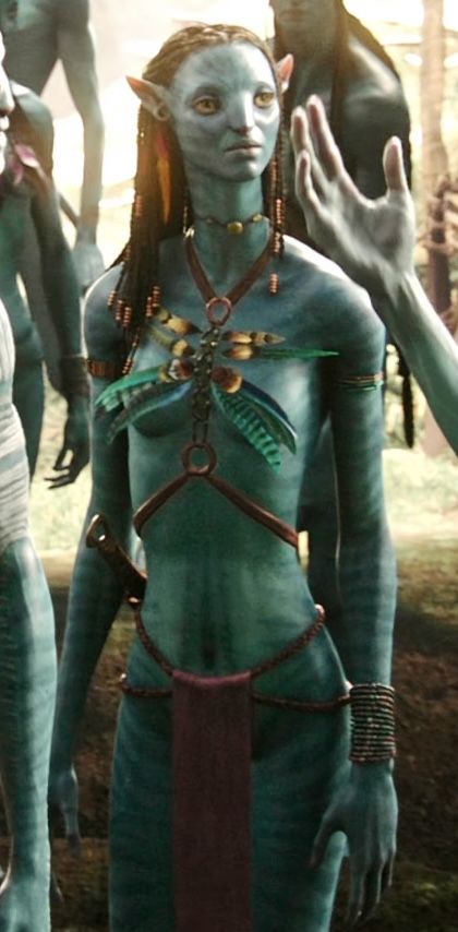 Omaticaya Clothing, Avatar 2009, Nature Outfits, Human Character, Avatar Dr, Avatar 1, Blue Avatar, Avatar James Cameron, Avatar Films