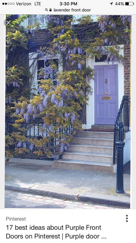 Purple Front Doors, Door Colors, Purple Door, Hedge Witch, Front Door Colors, Front Entrances, Door Color, Beautiful Doors, Entrance Doors