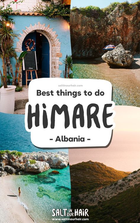 Albania Travel Guide, Albania Hiking, Himara Albania, Albania Beaches, Himare Albania, Albania Aesthetic, Travel Albania, Travel Montenegro, Visit Albania