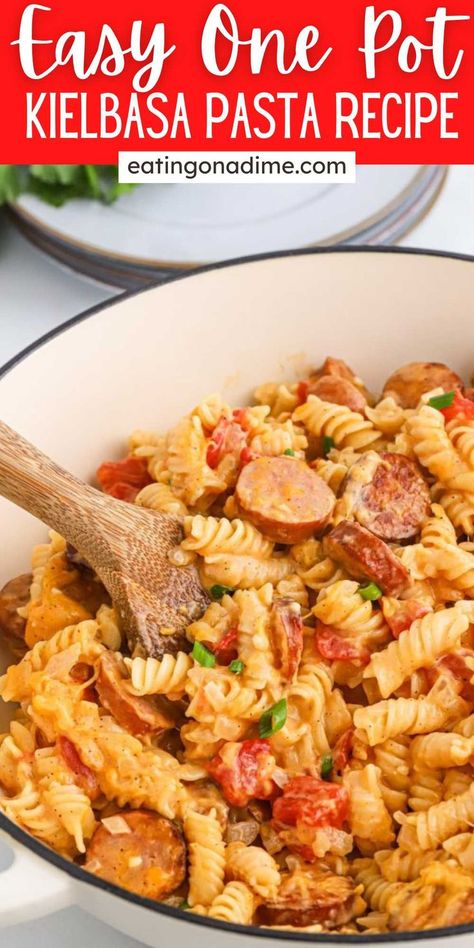 Recipes Smoked Sausage, Kielbasa Pasta Recipes, Turkey Kielbasa Recipes, Easy Kielbasa Recipes, Kilbasa Sausage Recipes, Kielbasa Sausage Recipes, Kielbasa Pasta, Pasta And Cheese, Sausage Recipes For Dinner