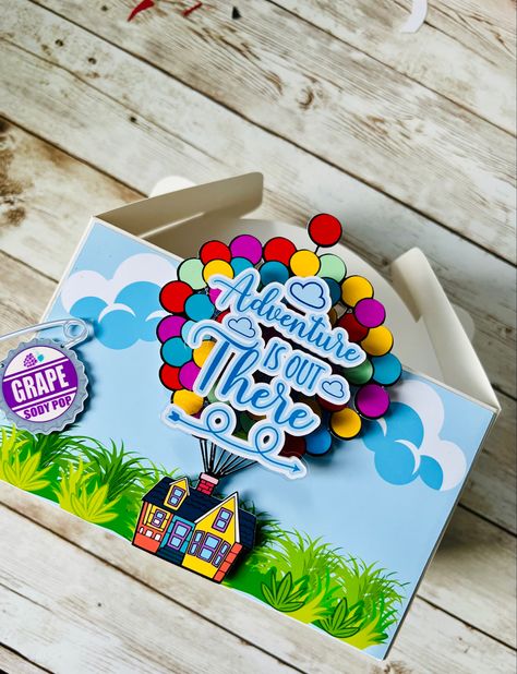 Custom Gable Boxes, Pixar Party, Birthday Boxes, Personalized Favor Boxes, Personalised Cupcake Toppers, Party Boxes, Personalised Cupcakes, Birthday Goodie Bags, Disney Treats