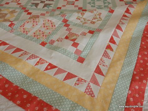 Double Border Quilt, Multiple Quilt Borders, Quilt Trim Ideas, Quilts With Sashing And Borders, Fancy Quilt Borders, Adding Borders To Quilts, What Size Should Quilt Borders Be, Quilts With Multiple Borders, Quilt Border Designs