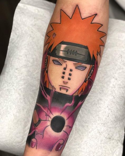 Naruto Tattoo Ideas, Geeky Tattoos, Naruto Tattoos, Mother And Son Tattoo, Tattoos Nature, Pain Naruto, Tattoos Cool, Son Tattoo, Tattoo Ideas Easy