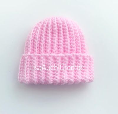 Newborn Baby Crochet Hat Pattern - Perfect for Donating to Hospitals Newborn Crochet Hat Pattern, Baby Beanie Crochet Pattern, Easy Crochet Baby Hat, Crochet Baby Hats Free Pattern, Crochet Baby Cap, Baby Hat Free Pattern, Crochet Newborn Hat, Newborn Crochet Patterns, Crochet Baby Beanie