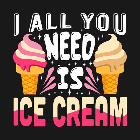 I Love Ice Cream, Ice Cream Design, Love Ice Cream, Art Direction, All You Need Is, Vintage Posters, Typography, Ice Cream, Shop My