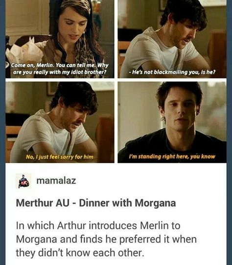 Merthur Modern Au, Merlin Modern Au, Merthur Fanfic, Merthur Memes, Modern Merlin, Merlin Merlin, Merlin Memes, Merlin Funny, Merlin Show