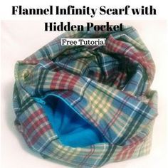 Infinity Scarf With Zipper Pocket Diy, Travel Scarf With Pocket Pattern Diy, Sewing Projects Clothes Upcycling, Diy Clothes Easy, Sew Gifts, Diy Infinity Scarf, Infinity Scarf Tutorial, Sewing Scarves, Yarn Guide