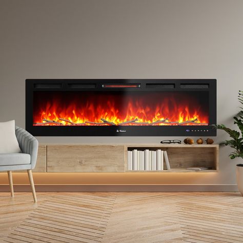 Electric Fireplace Heaters, Electric Heater, Smart Wifi, Electric Fireplace, Sound Bar, All Products, Fireplace, Sound, Electricity