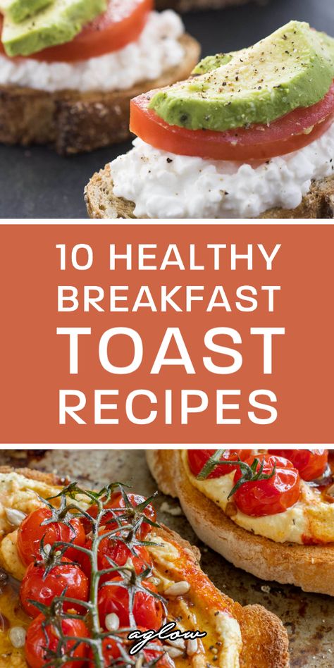 Breakfast Toast Recipes, Breakfast Toasts, Healthy Breakfast Toast, Toast Recipe Breakfast, Healthy Toast, Mediterranean Breakfast, Savory Breakfast Recipes, Healthy Brunch, Vegetarian Breakfast Recipes