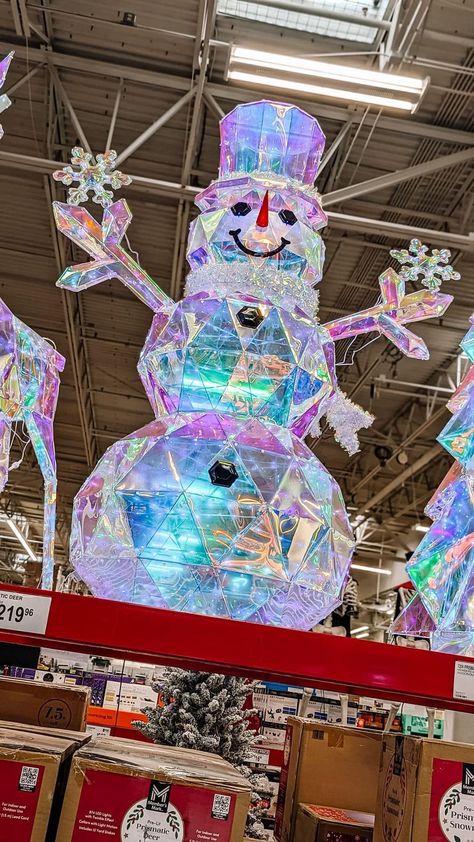 This guy is at Sam’s club!!! What do you think of these iridescent, prismatic holiday decor pieces trending this year?! I think they are so cool and make such a beautiful display with the colors! ✨ Prismatic Christmas, Sam’s Club, Decor Pieces, Silent Night, So Cool, This Guy, Decorative Pieces, You Think, This Year