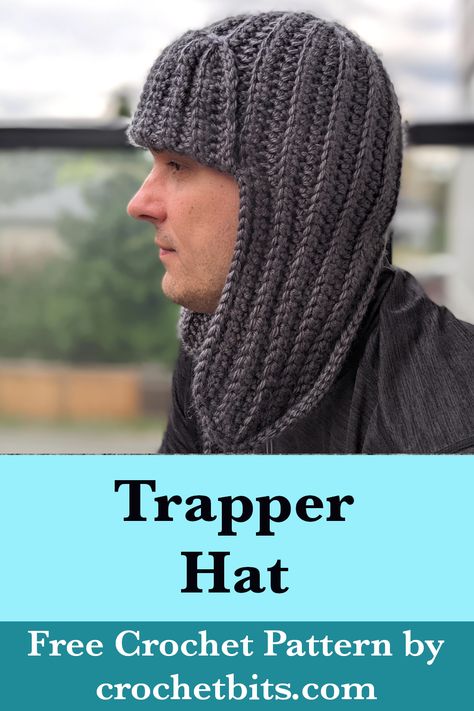 Stay cozy and stylish with this crochet trapper hat pattern! Designed for all, this unisex hat features earflaps and ties for extra warmth and a snug fit. Perfect for chilly weather and outdoor adventures, it’s a must-crochet for winter. 🧶❄️ 

#crochettrapperhat 
#crochetaviatorhat 
#crochet #crochetpattern
#crochetbeanie
#crochethat
#crochetcap
#crochetbeaniepattern
#crochethatpattern
#crochetcappattern Crochet Mens Ear Flap Hat Pattern Free, Mens Crochet Hat With Earflaps Pattern, Crocheted Mens Hats, Trapper Hat Crochet Pattern, Free Crochet Ear Flap Hat Pattern, Crochet Beanie With Earflaps Free Pattern, Mans Crochet Hat Pattern Free, Crochet Hat Ideas For Men, Crochet Hunting Hat