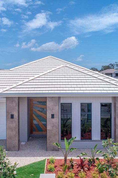 Are you after a roof that not only gives you that perfect aesthetic but is also 'energy-saving?' Try out a "Cool Roof" - light-coloured roofs that reflect more heat than dark-coloured roofs, keeping your home cooler in the Australian sun. Our range of light colours includes Mist Grey, Seashell and Salt Spray concrete tiles in various profiles. Head to the Monier website and find your perfect "cool roof" colour!   https://www.monier.com.au/ Light Grey Roof, Roof Ideas, Perfect Aesthetic, Light Colours, Cool Roof, Roof Colors, Concrete Tiles, Roof Tiles, Salt Spray