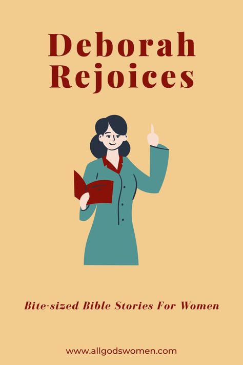 Deborah Rejoices — Sharon Wilharm | All God's Women Deborah In The Bible, Christian Podcasts For Women, Best Christian Podcasts, Female Judge, John Ramirez, Daily Bible Devotions, Bible Character Study, Bible Study Videos, Biblical Women