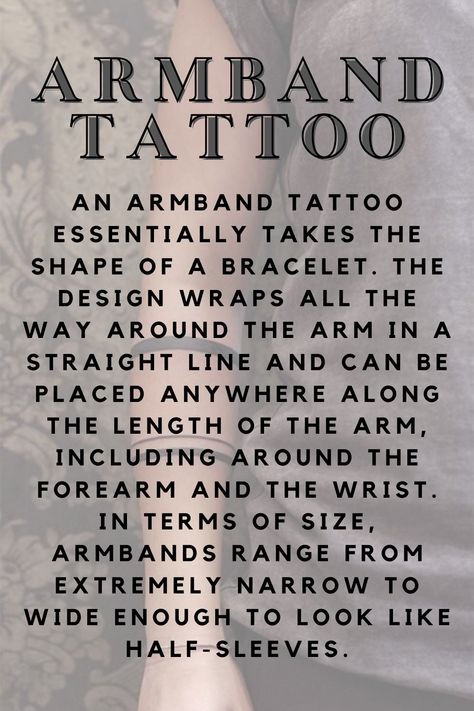 Armband Tattoo Definition - tattooglee Arm Band Tattoo Meaning, Armband Tattoo Stencil, Band Tattoo Meaning, Simple Armband Tattoo, Tattoo Ideas Meaning, Armband Tattoo Meaning, Wrist Band Tattoo, Black Armband, Armband Tattoos