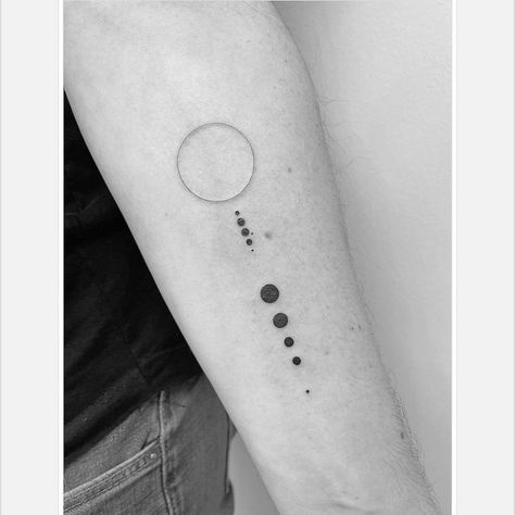 Solar System Tattoo Minimalist, Space Arm Tattoo, Physics Tattoos, Winter Tags, Queen Of Hearts Tattoo, Astronomy Tattoo, Solar System Tattoo, Army Tattoos, Tattoos Inspiration