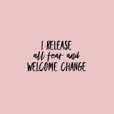 I release all fear and welcome change. Today... I just purchased a course on receiving like a badass from my friend and now coach… Release Fear, Network Marketing, Let It Be, Instagram