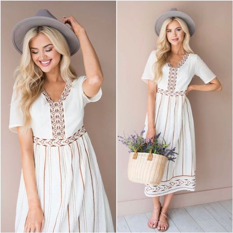 NeeSee's Dresses Modesty Journey, Neesees Dresses, Modest Summer Dresses, Modest Summer, Modest Dress, Advanced Style, Estilo Boho, Comfortable Dress, Modest Dresses