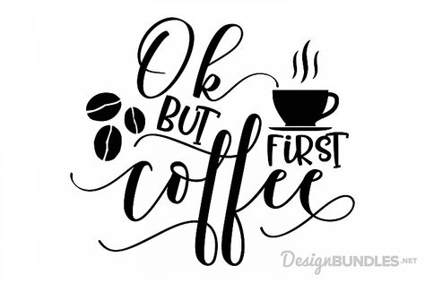 Crossfit Tshirts, Ok But First Coffee, Coffee Clipart, Cricut Inspiration, Coffee Cup Art, Cricket Ideas, Projets Cricut, Poster Fonts, Coffee Svg