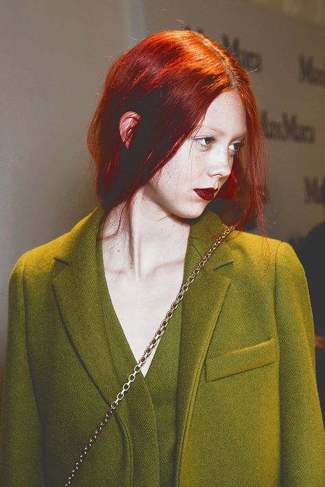 Natalie Westling, Red Hair Inspo, Up Girl, Milan Fashion, Milan Fashion Week, Redheads, Dyed Hair, Hair Inspo, Hair And Nails