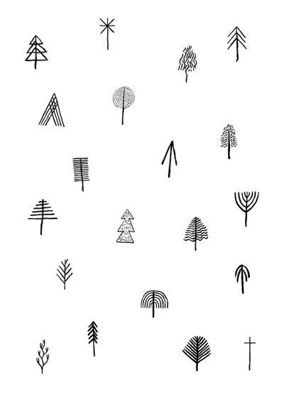 Simple stick figure tree tattoo ideas Cool Designs To Draw, Handpoke Tattoo, Poke Tattoo, Tree Tattoo, Trendy Tattoos, Stick Figures, Tree Art, Moleskine, Runes