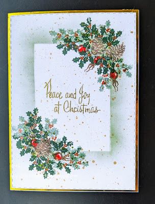 Cardio Cards, Lavinia Stamps Cards, Stamped Christmas Cards, Christmas Card Inspiration, Christmas Stencils, Lavinia Stamps, Homemade Christmas Cards, Watercolor Christmas Cards, Card Io