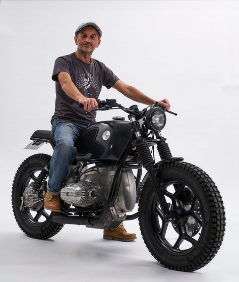 "SUMO" BMW R80 Scrambler by MUTO Motorbikes Bmw R80 Scrambler, Scrambler Build, Bmw Airhead, Bmw 100, Adventure Bike Motorcycles, Gear Tattoo, Bmw Custom, Bmw R75, Custom Bikes Cafe Racers