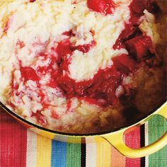 Rhubarb Rice Pudding Rhubarb Rice Pudding, Dahl Recipes, Easy Dinner Party Desserts, Dahl Recipe, Sophie Dahl, Rice Pudding Recipes, Dinner Party Desserts, Delish Desserts, Rhubarb Recipes