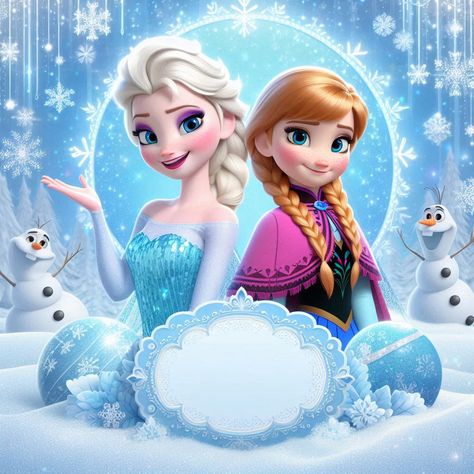 Elza E Anna, Frozen Elsa Cake Topper, Frozen Party Printables, Lion Wallpaper Iphone, Elsa Cake Toppers, Frozen Birthday Party Decorations, 5th Birthday Girls, Dibujos Toy Story