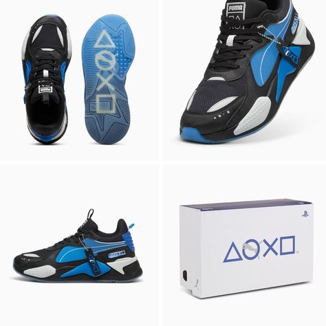 Game on! Score the exclusive PUMA x PLAYSTATION RS-X Sneakers. Get a pair today for only K5,050. Contact: +260 761 494 253 Email: fitguidezm@gmail.com #FitGuide #PUMAxPlayStation #SneakerHeads #GamingStyle #LevelUp Puma X, Game On, Sneaker Head, Playstation, Sneakers, Quick Saves