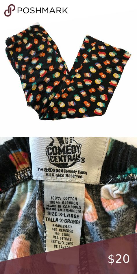 Comedy Central South Park Mens Pajama Bottoms Size X Large South Park Pajamas, Weird Pajamas, South Park Clothes, South Park Outfits, Cool Pajamas, Pajama Ideas, Chihiro Cosplay, Mens Pyjama Bottoms, Mens Pajama