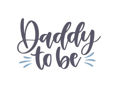 Free daddy to be svg cut file for silhouette and cricut. Going to be a dad or want to tell people that you guys are expecting? Then this free daddy to be svg cut file perfect for you. Use on mugs, scrapbooking, clothes and more for all your personal DIY projects. #dad #svg Paper Crafts Ideas, Father To Be, Mom Dad Baby, Month Stickers, Mom Life Quotes, Mommy To Be, Baby Hamper, Baby Shower Stickers, Cricut Projects Beginner