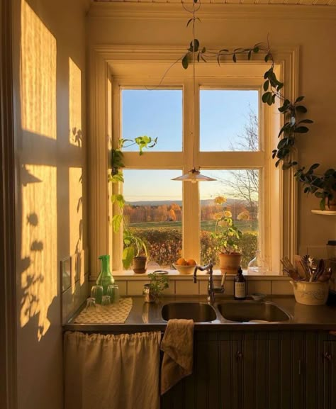 Playlist Sketchbook, Peaceful Home Aesthetic, Vintage Aesthetic House, Sunshine Through Window, Country View From Window, Sunshine Window Aesthetic, Sunshine Through Window Aesthetic, Countryside View From Window, Home Ideas Kitchen