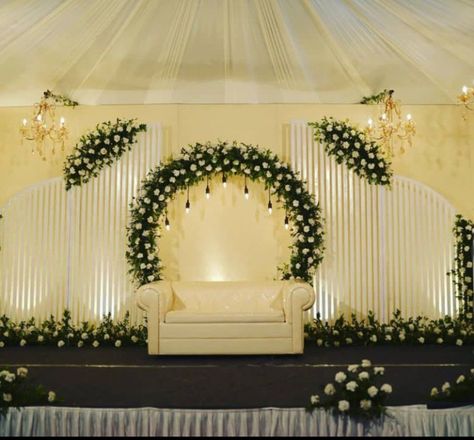 Simple Wedding Stage Decoration At Home ||Marriage Wedding Stage Decoration Simple Wedding Stage, Marriage Hall Decoration, Stage Decoration Photos, Reception Decoration Ideas, Wedding Decorations Ideas, Engagement Stage Decoration, Reception Stage Decor, Simple Stage Decorations, Wedding Stage Backdrop