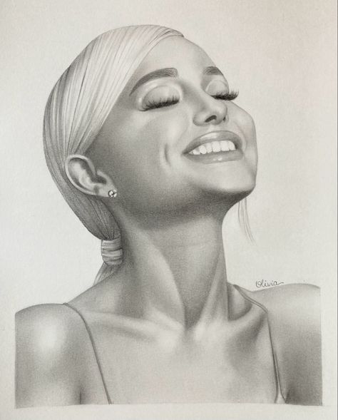 Celebrity Reference, Drawing Celebrities, Realistic Face Drawing, Portrait Drawing Tips, 1 Million Followers, Ariana Grande Drawings, Hairstyles Aesthetic, Animation Art Sketches, Ariana Grande Pictures