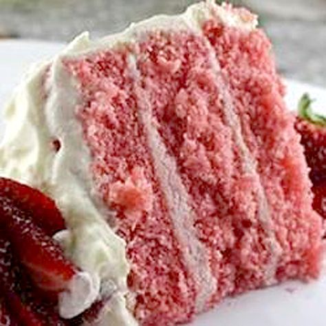 'Best ever' strawberry cake starts with a mix | Print-specific | thesouthern.com Strawberry Cake From Scratch, Coconut Dessert, Cake From Scratch, Strawberry Cakes, Red Velvet Cake, Velvet Cake, Strawberry Recipes, Strawberry Cake, Food Cakes