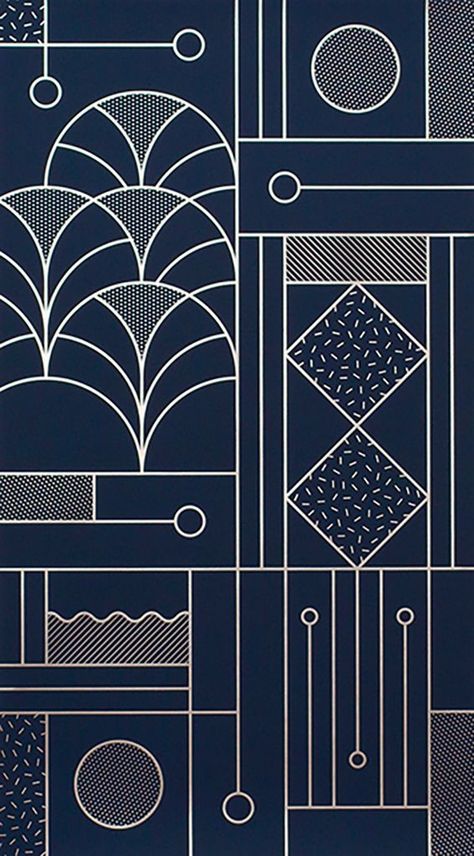 Art Deco Desen, Deco Wallpaper, Motif Art Deco, Art Deco Inspiration, Deco Poster, Art Deco Wallpaper, Line Art Design, Art Deco Posters, Trendy Art