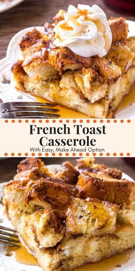 French Toast Casserole With Maple Syrup, Overnight French Toast Casserole With Maple Syrup, Cinnamon Bread French Toast Casserole, Overnight French Toast Casserole Easy, Brunch Christmas, Oven Baked French Toast, Overnight French Toast Recipe, Overnight French Toast Casserole, Easy French Toast Bake